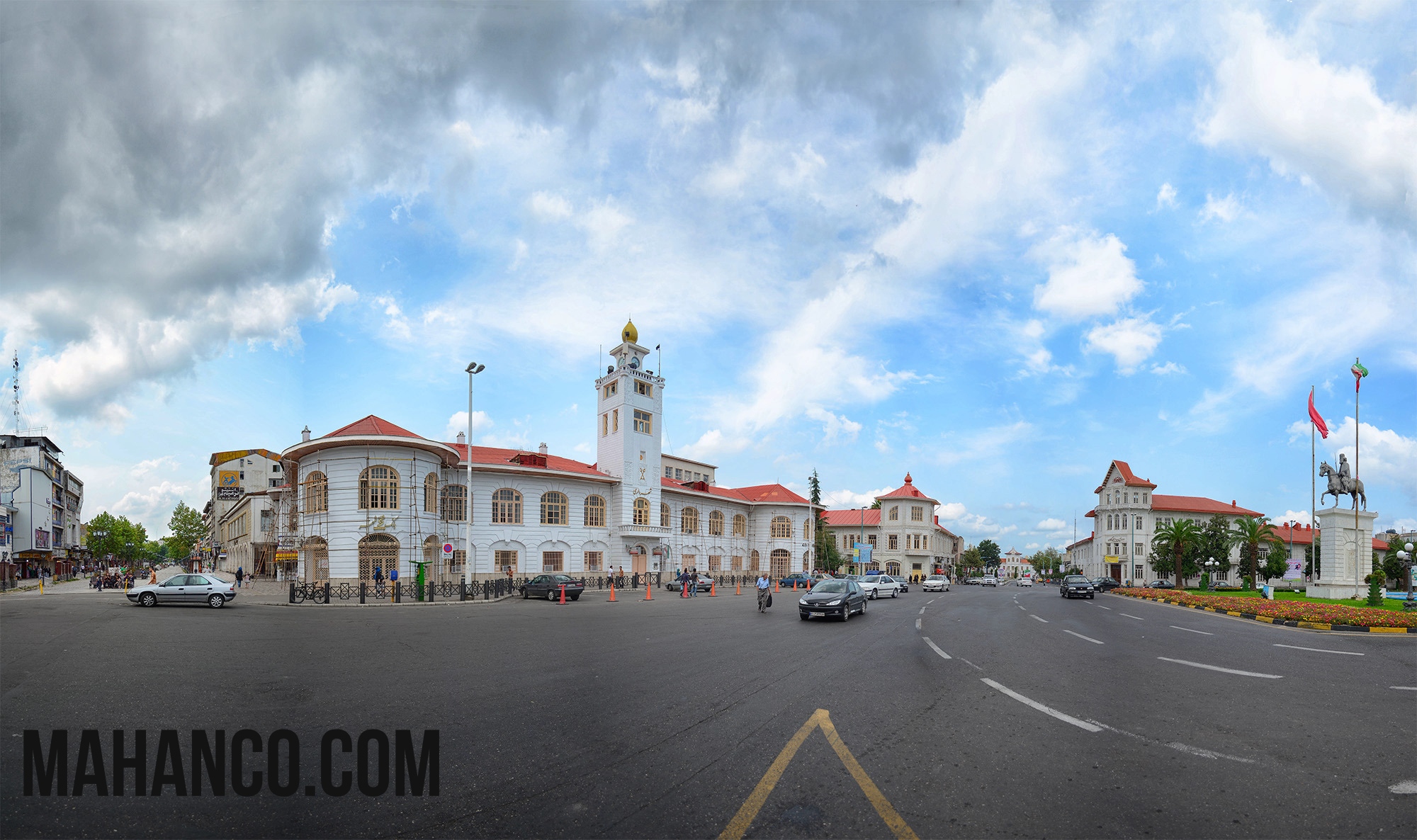 عکسی زیبا از شهرداری رشت