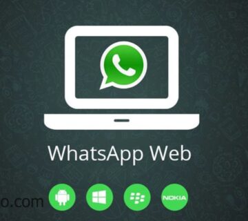 تصویری جالب از واتساپ وب