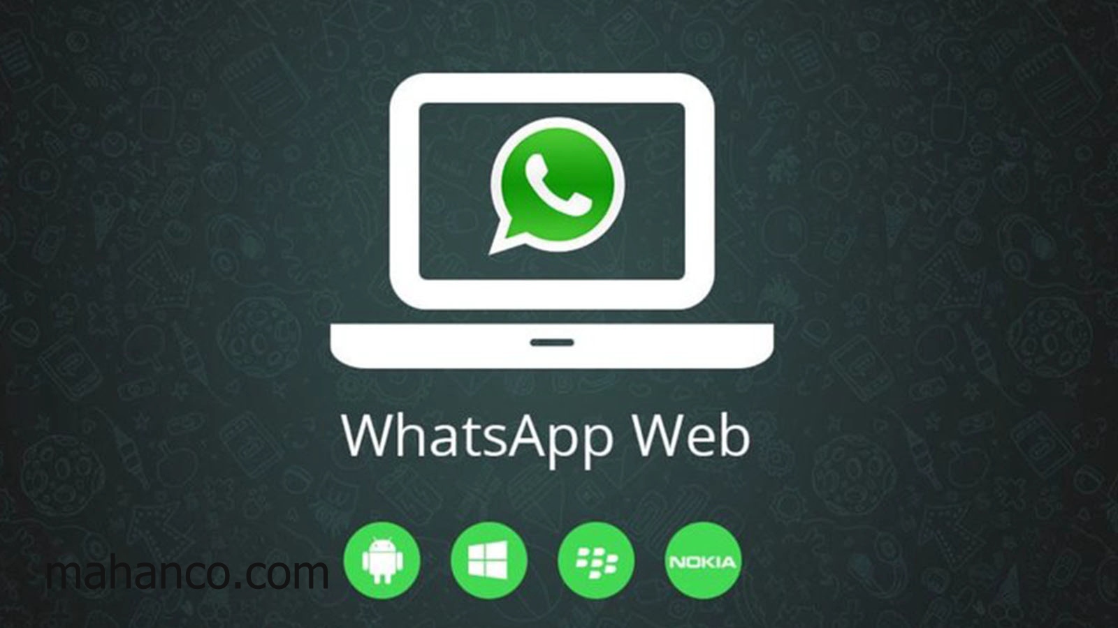 تصویری جالب از واتساپ وب